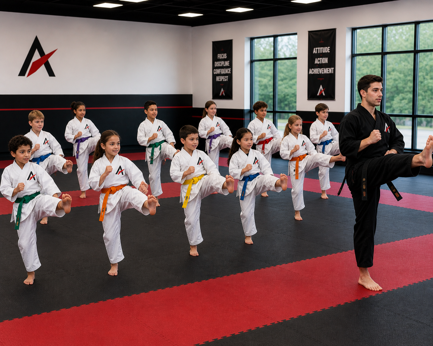 AMAA group class on the mat in Magnolia, TX